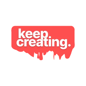 Keep Creating Sticker